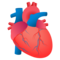 Anatomical Heart emoji on Emojione